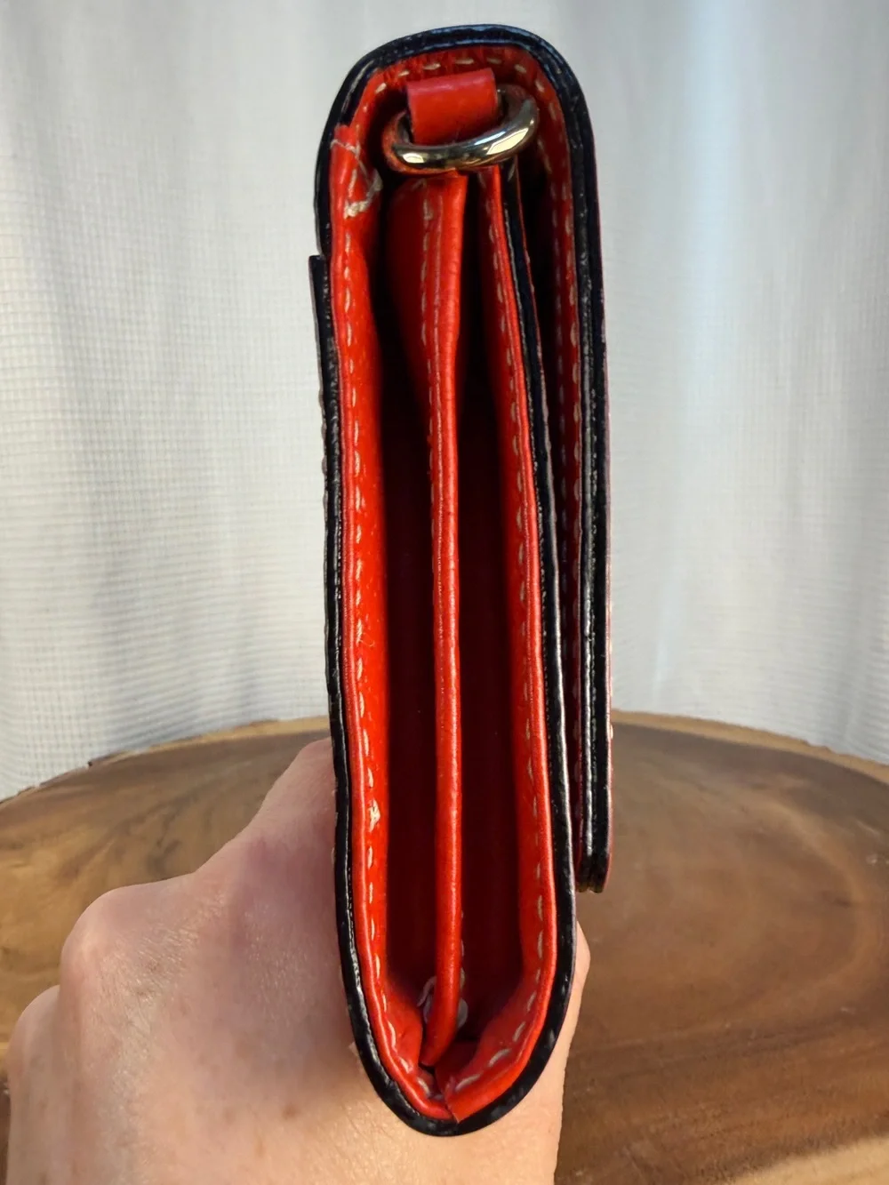 Kate Spade Red Pebbled Leather Crossbody Clutch - Like New! NWOT